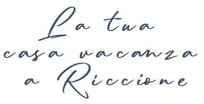 scritta decorativa la tua casa vacanza a riccione