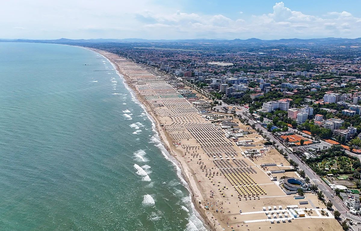 spiaggia a Riccione